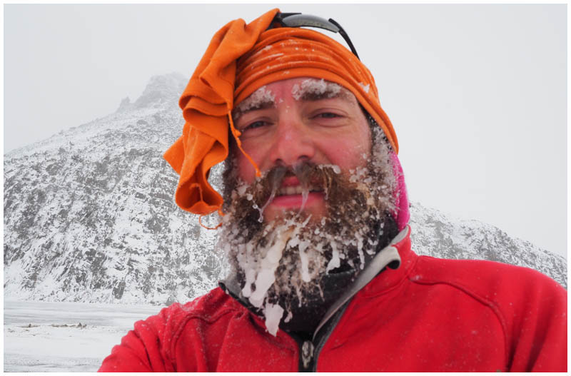 Eisige Kaelte in Alaska im August - fuer Extremradfahrer Helmut Pucher nur eine weitere Huerde, die er ueberwunden hat. 
