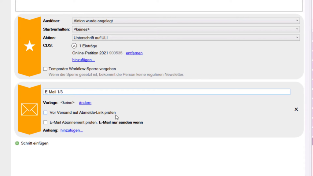 E-Mail konfigurieren