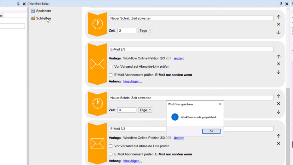Workflow final generieren