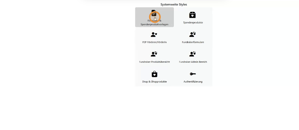 generelles CSS für alle Spendenproduktvorlagen definieren